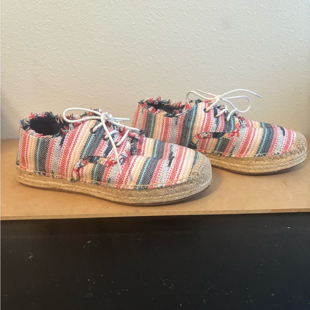 Rocket Dog Striped Canvas Sneakers